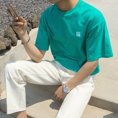 Solid Color Short Sleeve T-Shirt WN20226