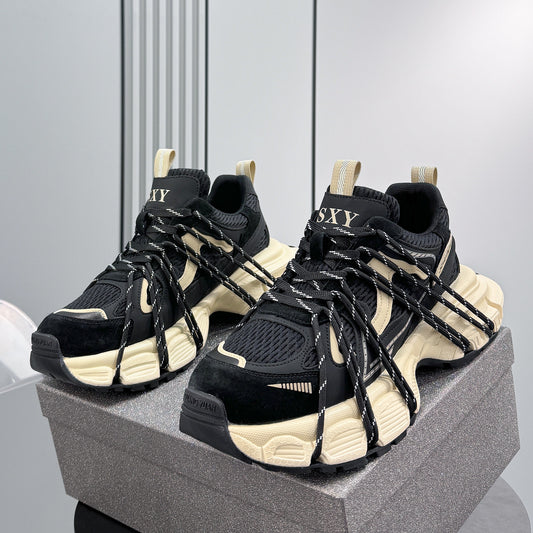 Breathable Platform Height-Increasing Dad Sneakers WN24764