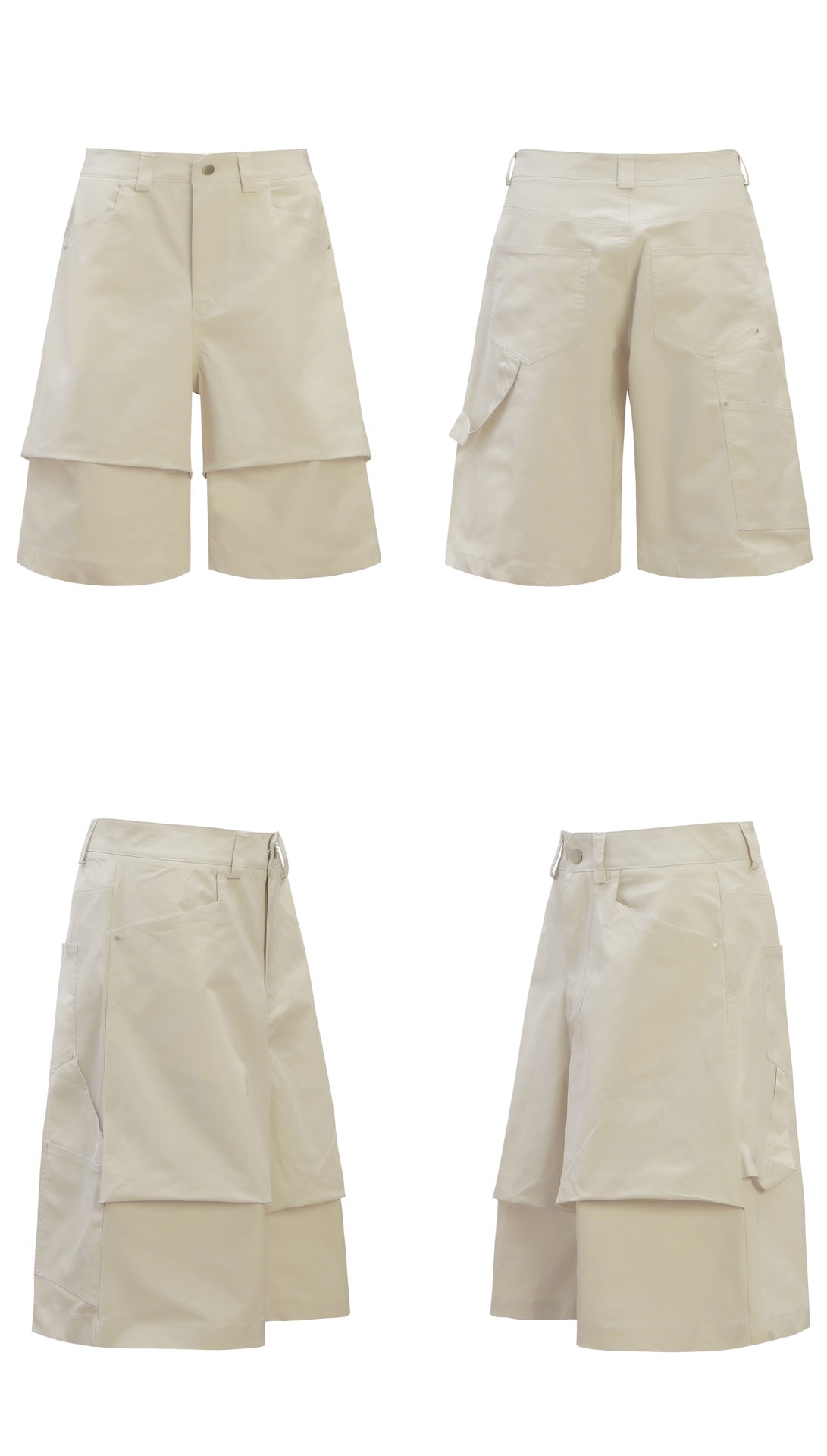 3D Panel Cargo Half Pants WN26404