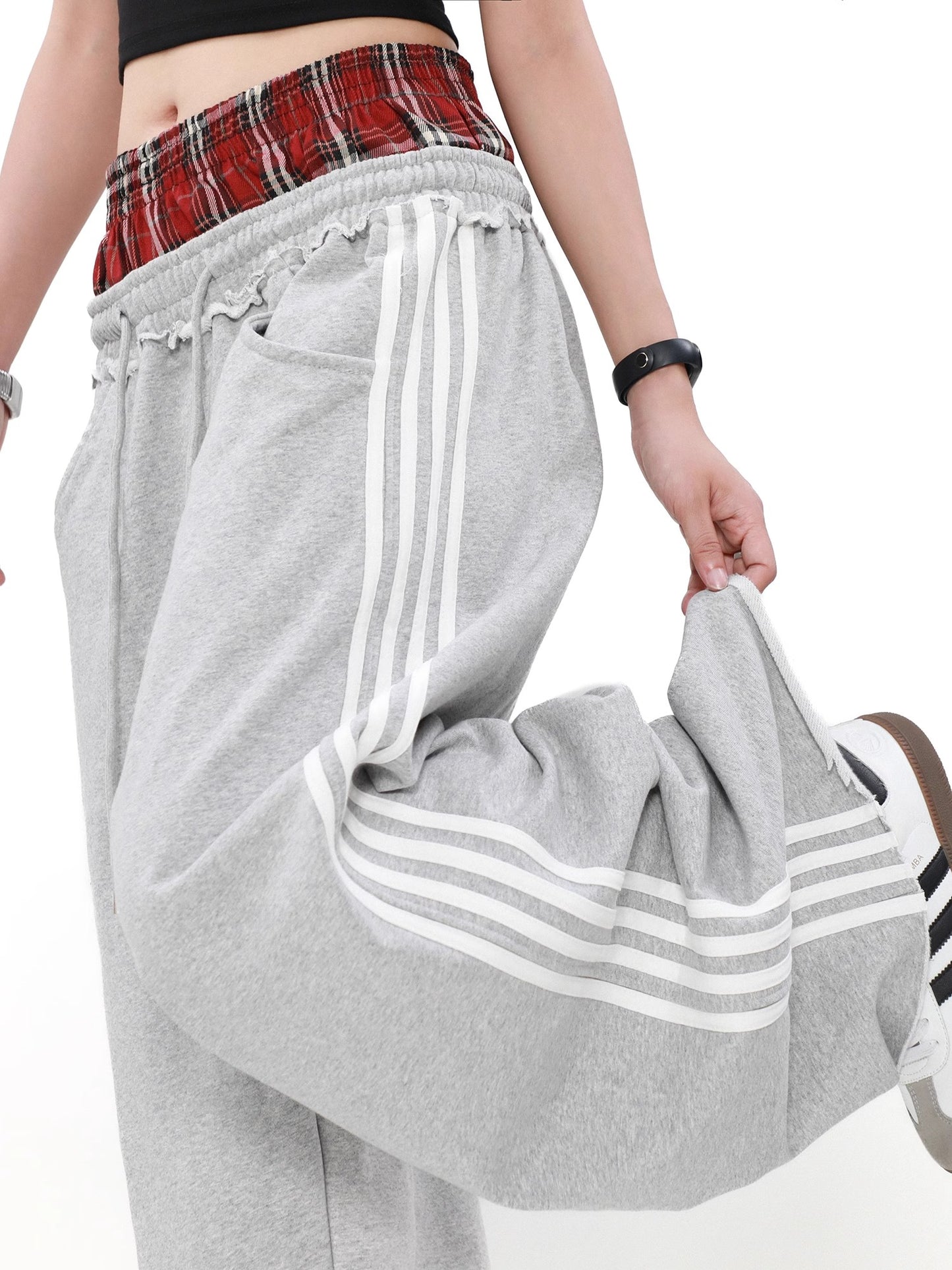 Side Stripes Wide Leg Sweatpants WN7564