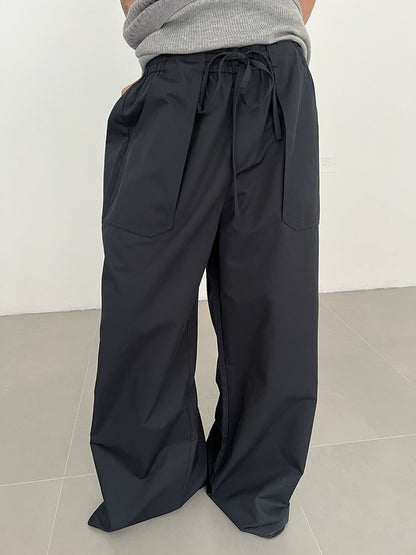Drawstring Pocket Design Pants WN21542