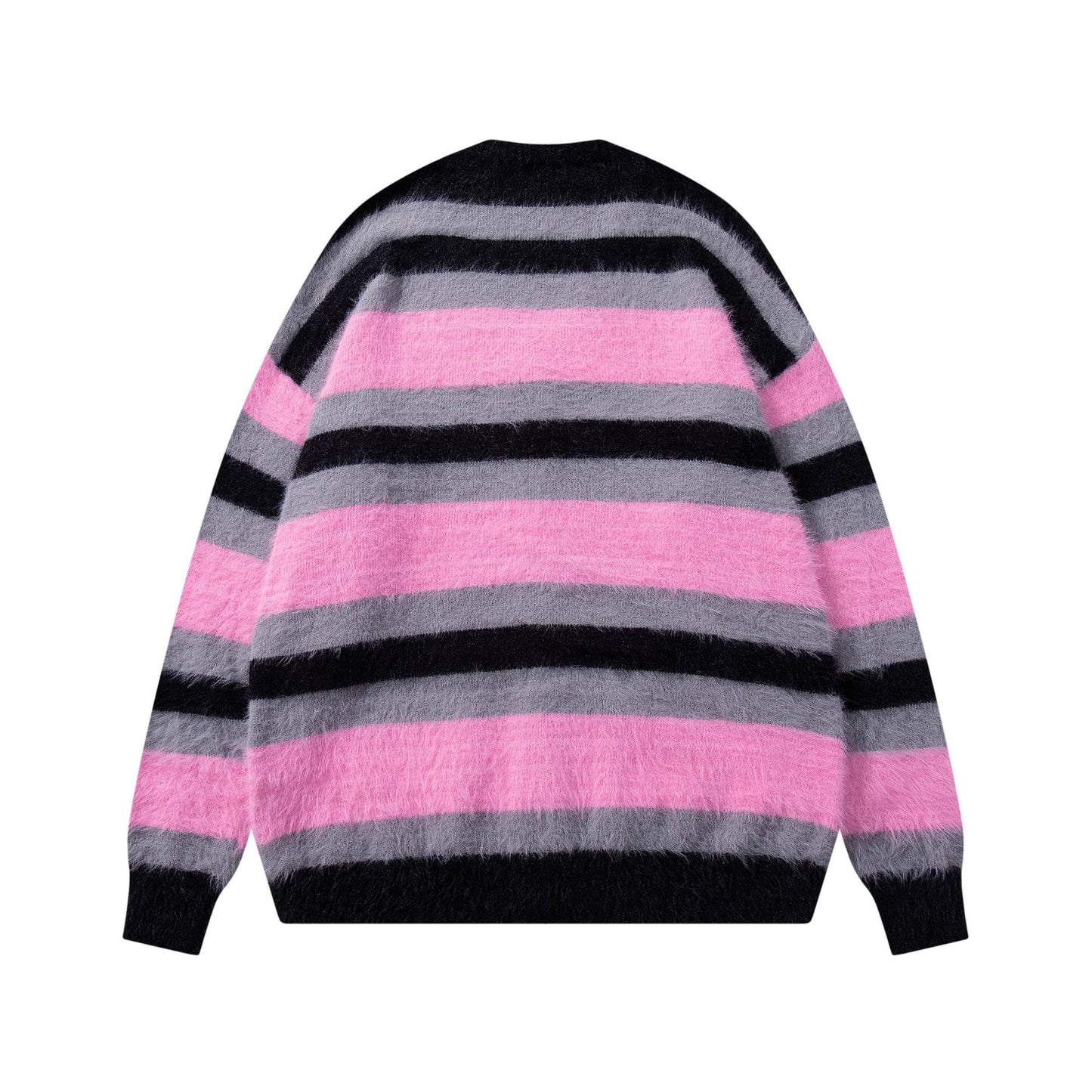 Oversize Striped Knit Cardigan WN11400