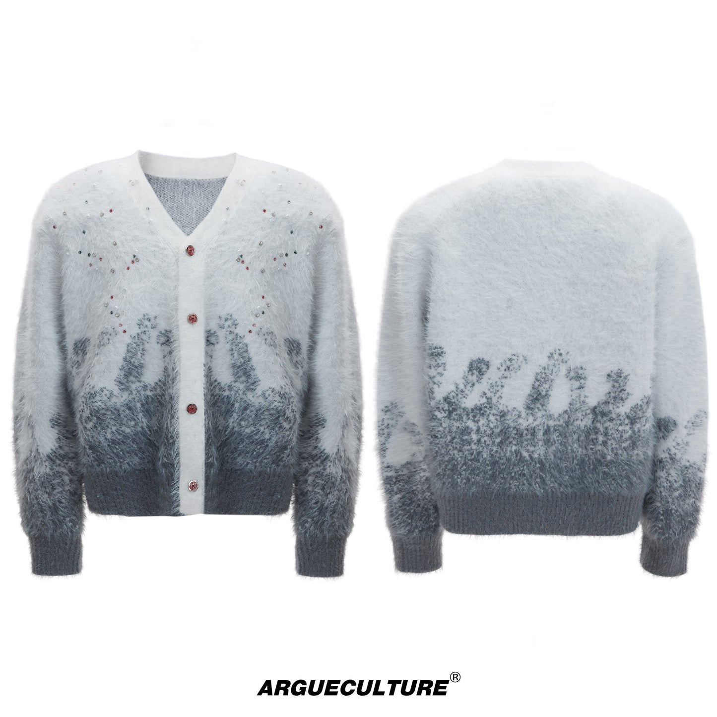 Mink Fleece Knit Cardigan WN22669