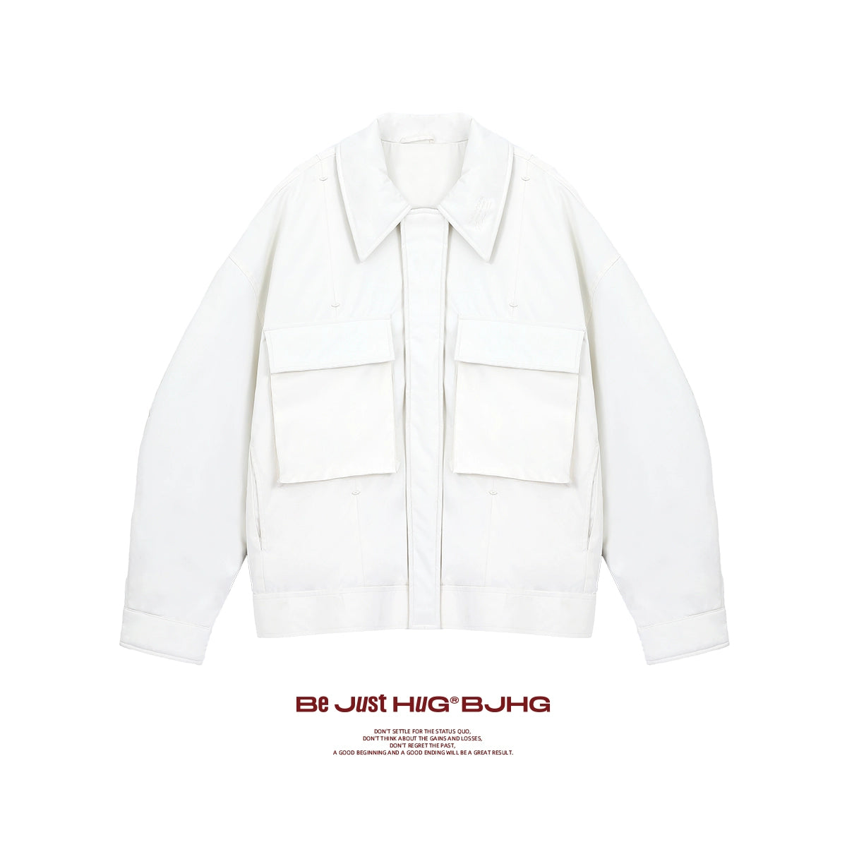 White Duck Down Work Jacket NA6105-W