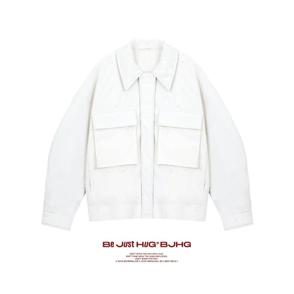 White Duck Down Work Jacket NA6105-W