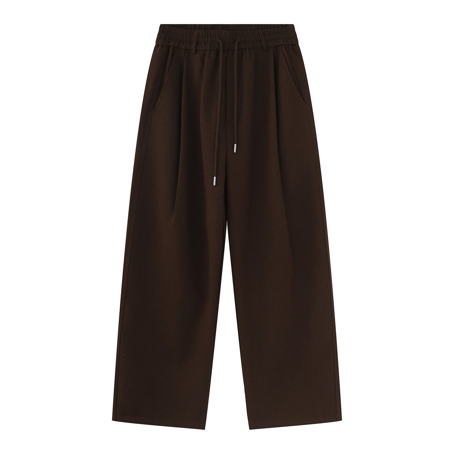 Lapel Short Jacket & Wide Leg Pants Setup WN24866
