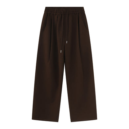 Lapel Short Jacket & Wide Leg Pants Setup WN24866
