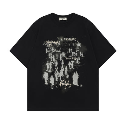 Graphic Letter Short Sleeve T-Shirt WN26763