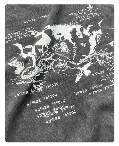 Wax Dye Graphic Print Tank Top WN16262