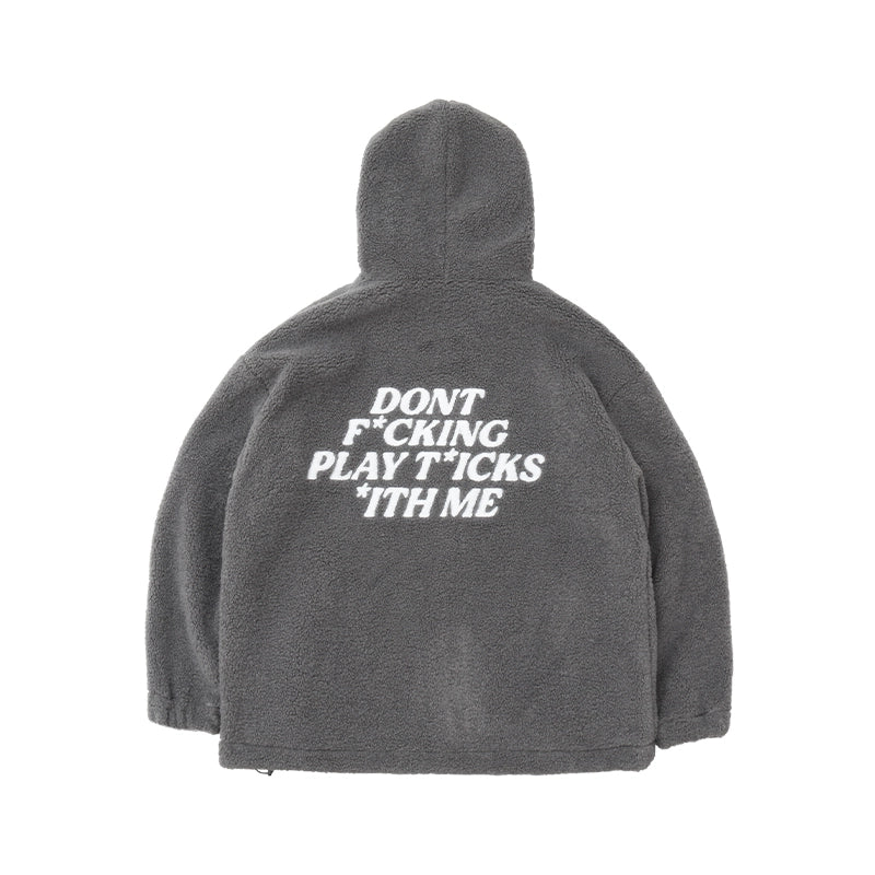 Graphic Letter Design Oversize Zipper Hoodie WN17780