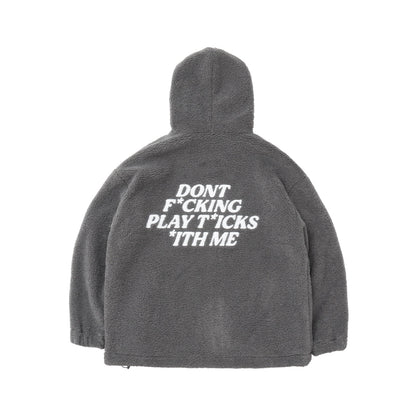 Graphic Letter Design Oversize Zipper Hoodie WN17780