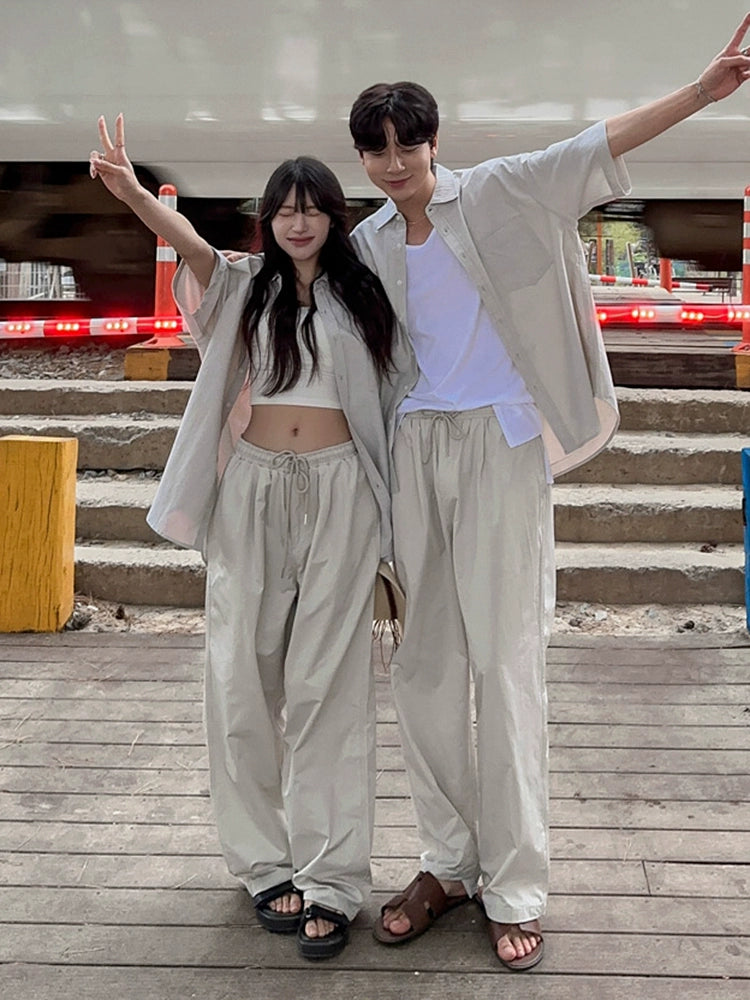 Relaxed Wide Leg Straight Pants WN20321