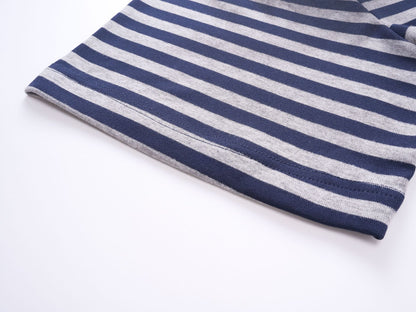 Stripe Oversize Short Sleeve T-Shirt WN15503