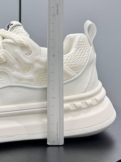 Platform Shell Toe Mesh Lace-Up Sneakers WN24832