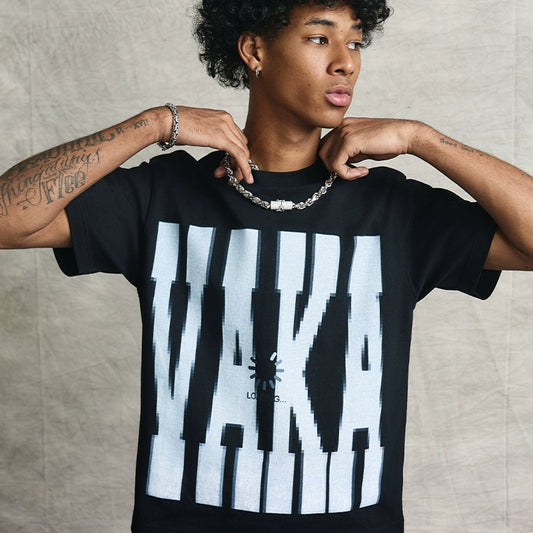 Mosaic Pixel Print Short Sleeve T-Shirt WN20994