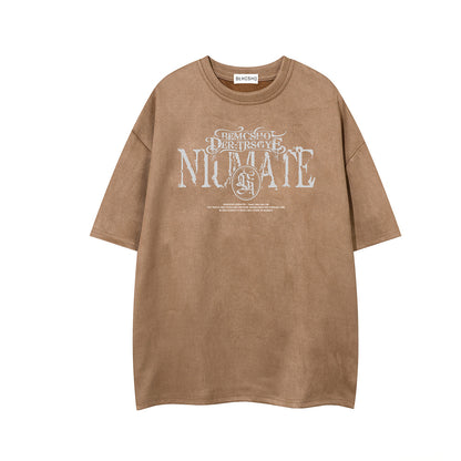 Washed Logo Print Short Sleeve T-Shirt WN25549