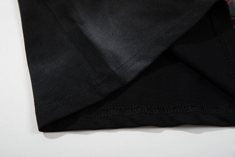 Blurred Portrait Print Short Sleeve T-Shirt WN16805