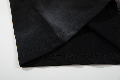 Blurred Portrait Print Short Sleeve T-Shirt WN16805