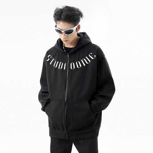 Heavyweight Embroidery Zipper Hoodie WN10319