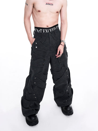 Heavyweight PU Leather Straight Pants WN10224