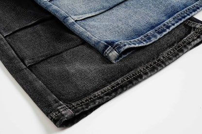 Denim Workwear Wide Leg Half Pants WN27941