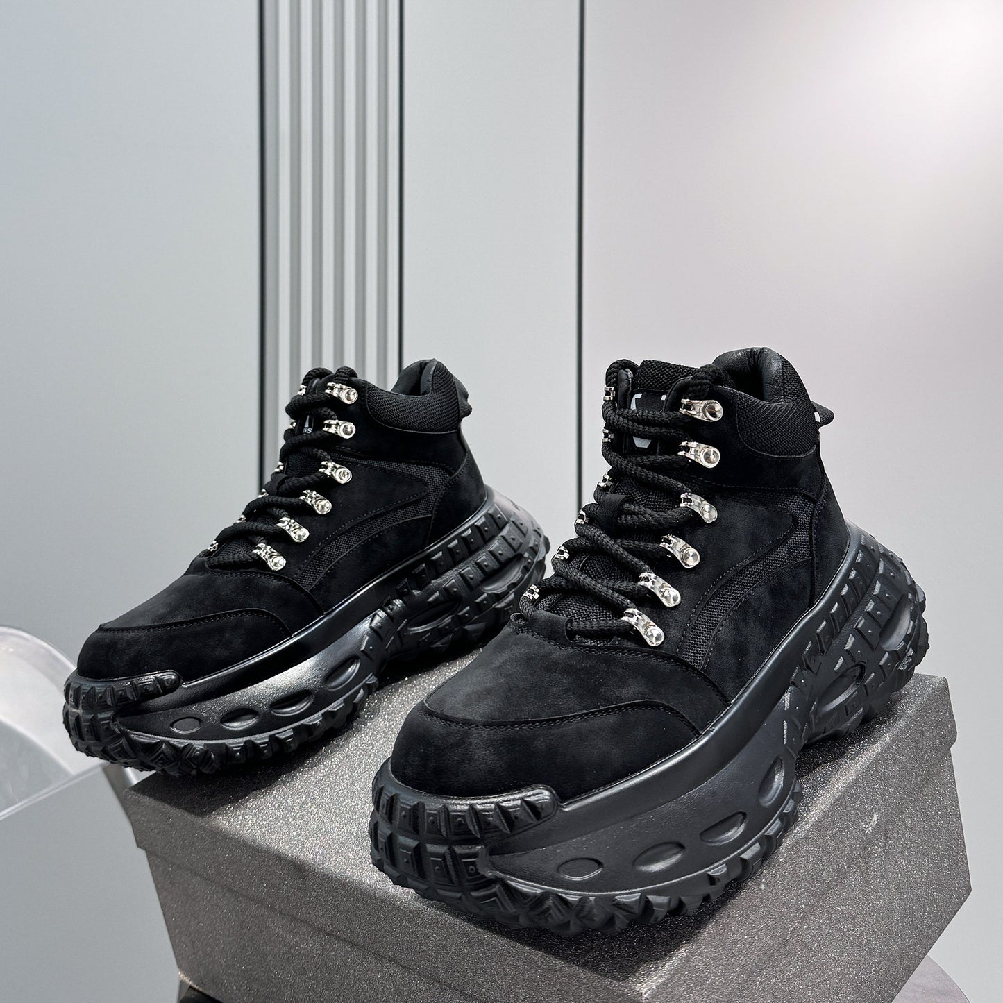Chunky Platform Height Increase Boots WN24795