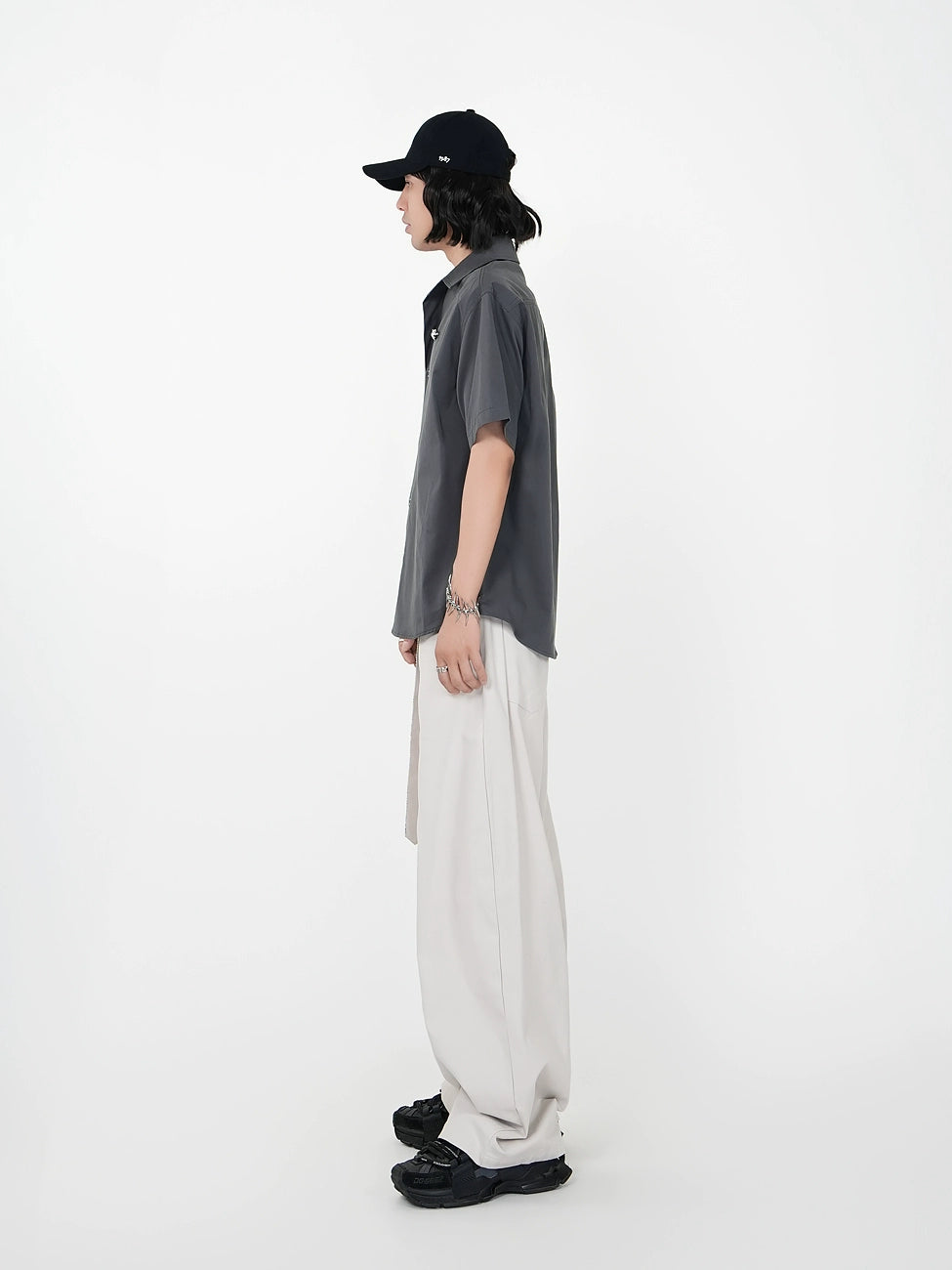 Metal Detail Short Sleeve Shirt WN17391