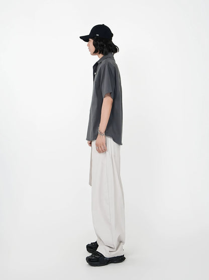 Metal Detail Short Sleeve Shirt WN17391