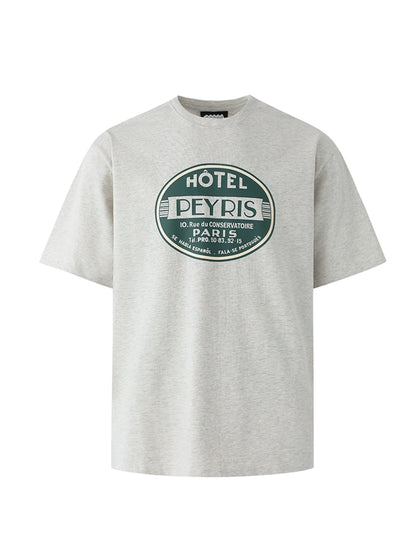 Letter Print Oversize Short Sleeve T-Shirt WN20258