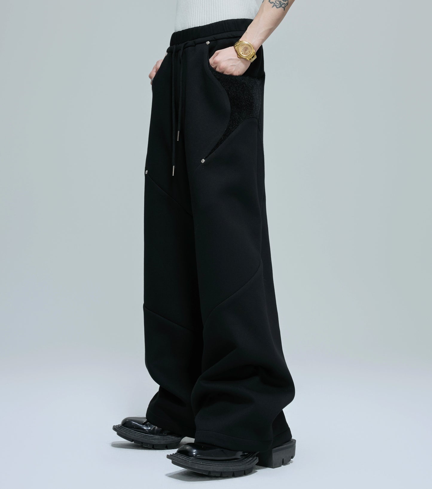 Deconstructed Mix Design Hoodie & Pants Setup WN21758