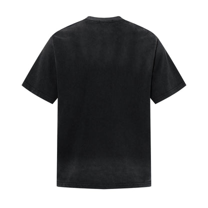 Graffiti Print Short Sleeve T-Shirt WN25686