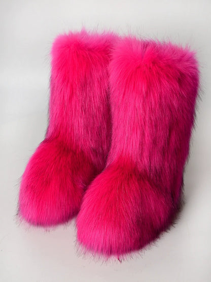 Furry Fleece Boots WN21149-K