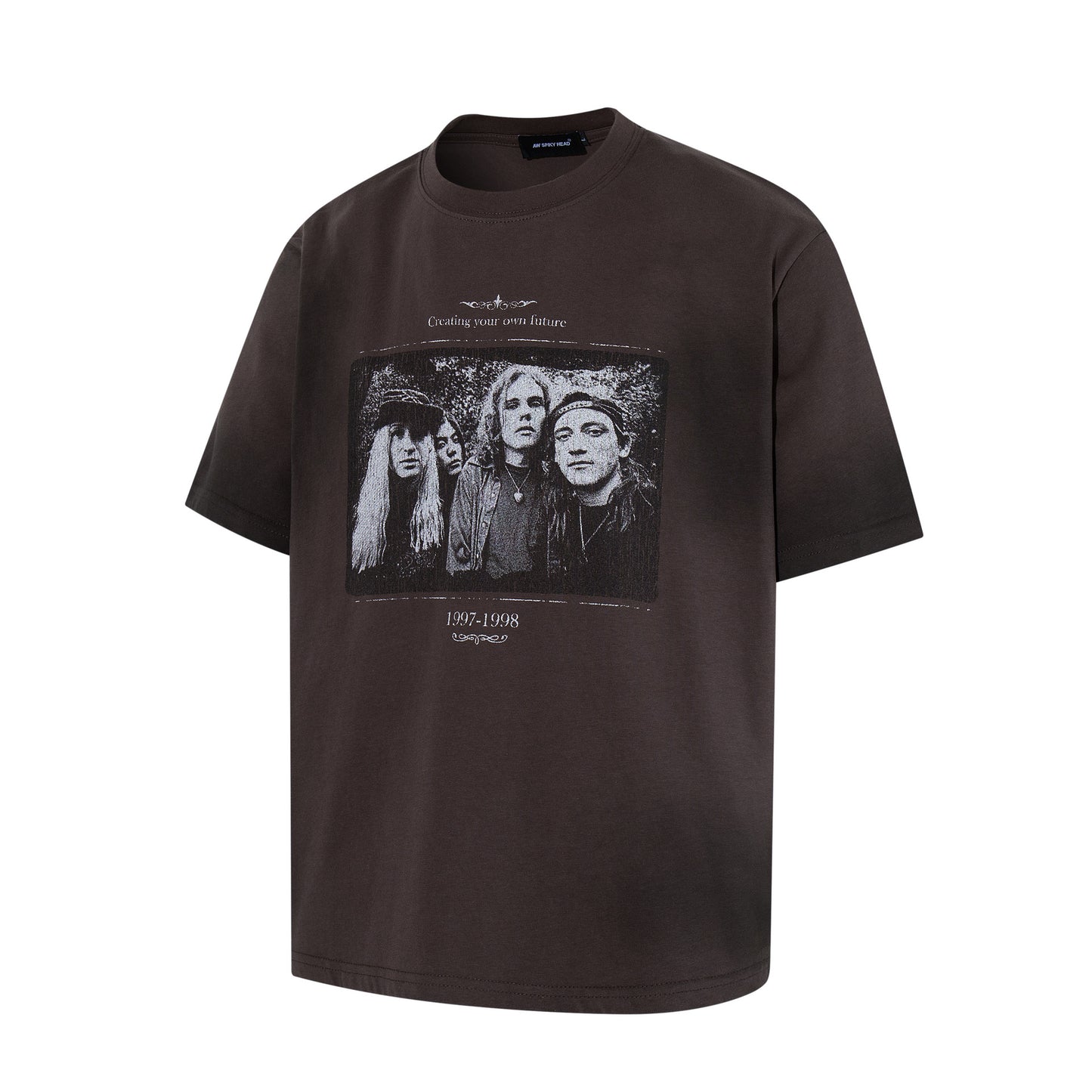 Rock Photo Print Short Sleeve T-Shirt WN25632