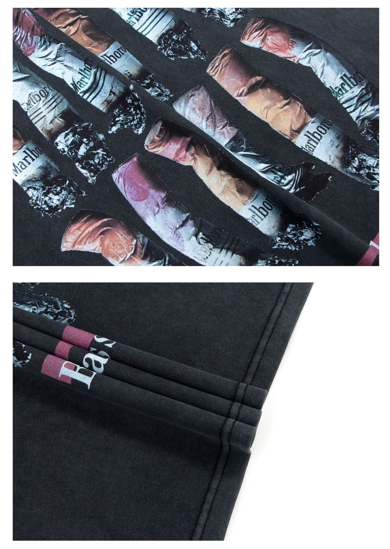 Washed Artwork Graphic Short Sleeve T-Shirt WN26275