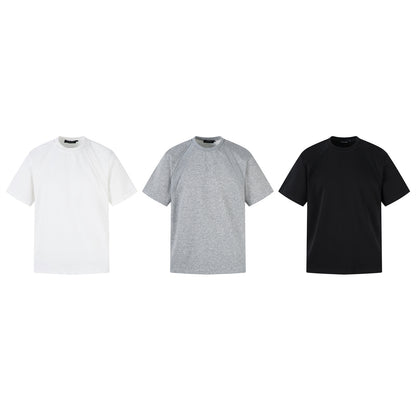 Heavyweight Air Layer Patchwork Oversize Short Sleeve T-Shirt WN26905