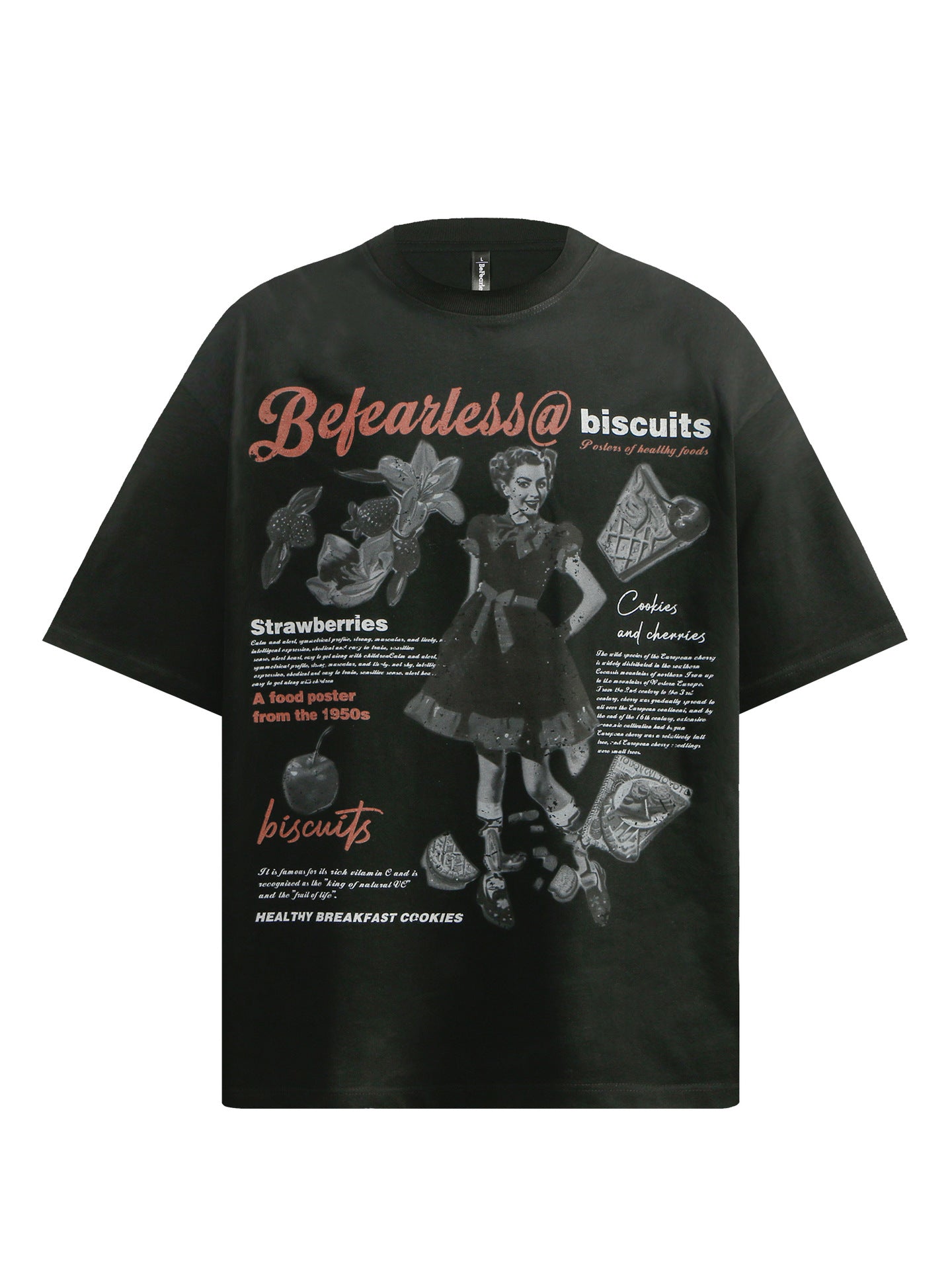 Portrait Graphic Print Oversize Short Sleeve T-Shirt WN26306