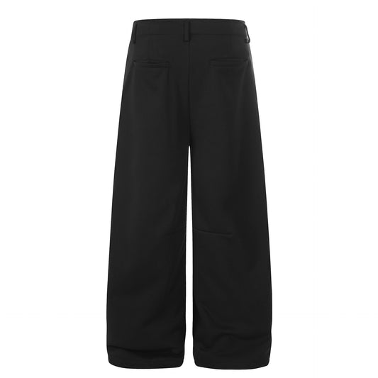 Deconstruction Irregular Curved Seam Wide Leg Sweatpants WN25834