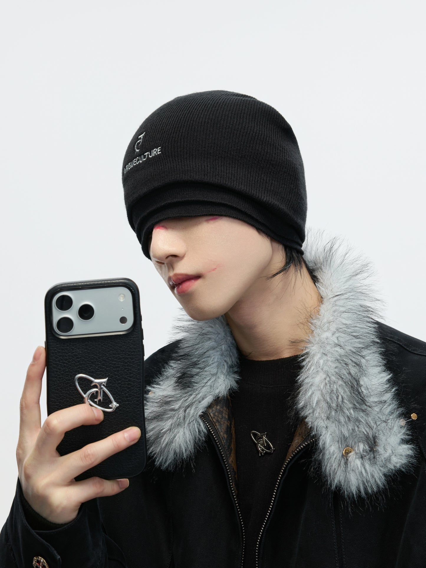 Fleece Lining Windproof Knit Hat WN22626