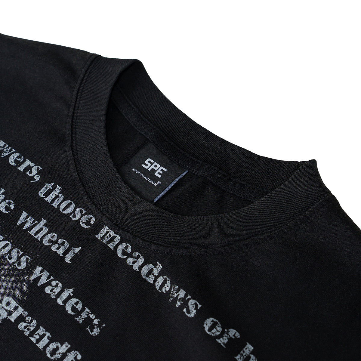 Washed Letter Print Short Sleeve T-Shirt WN25772