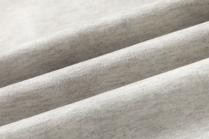 Fake Layered Letter Print Oversize Long Sleeve T-Shirt WN26075