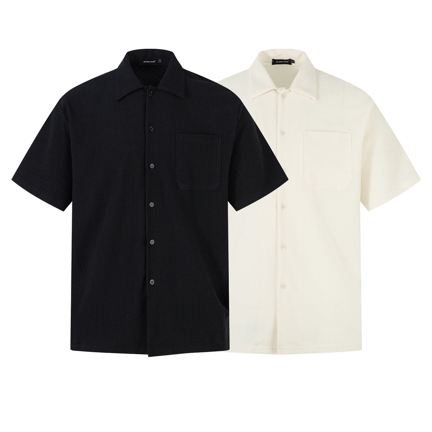Textured Pocket Short Sleeve Shirt WN26823