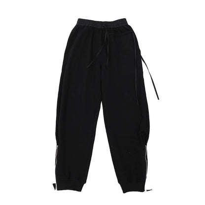 Side ZipperWide-leg Sporty Pants WN5674