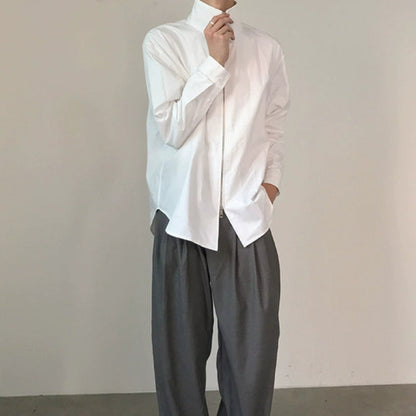 Stand Neck Double Zipper Shirt WN21583