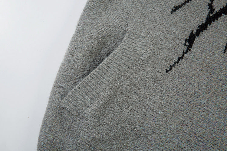 Colorblock Zipper Knit Cardigan WN11455