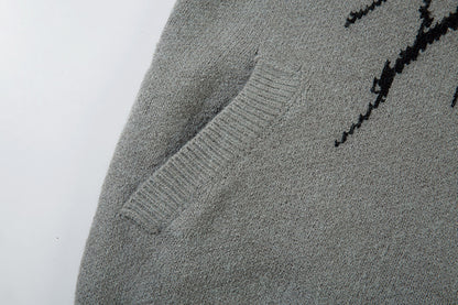 Colorblock Zipper Knit Cardigan WN11455