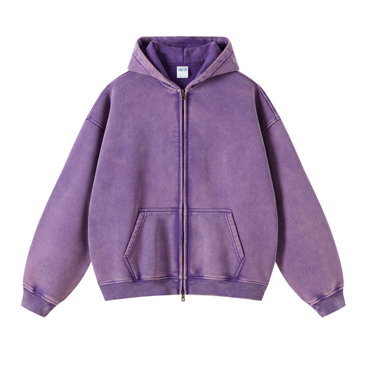 Vintage Dyed Heavyweight Zipper Hoodie WN6646