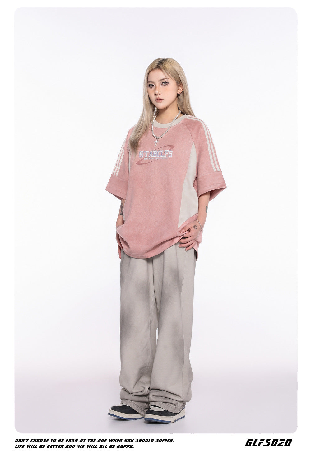 Color Block Short Sleeve T-Shirt WN26442