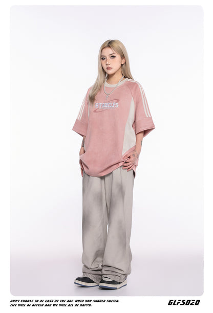 Color Block Short Sleeve T-Shirt WN26442