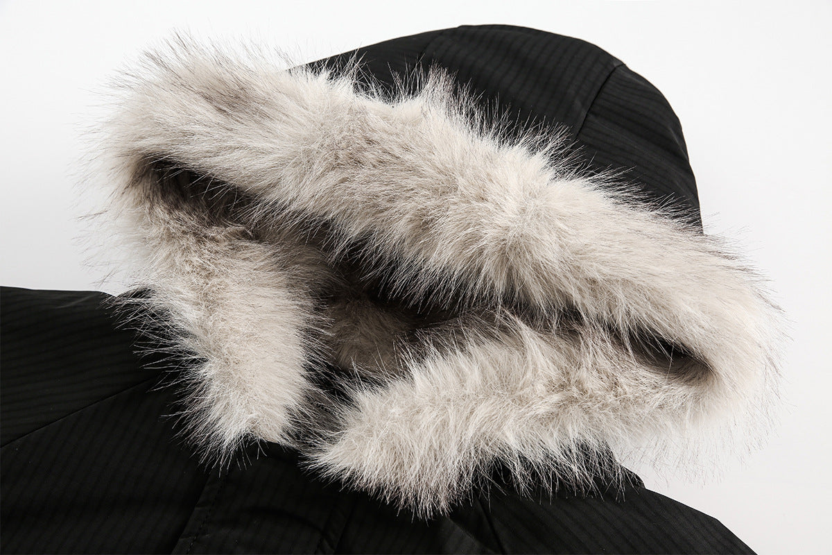 Thickened Fur Collar Short Puffer Jacket WN11367