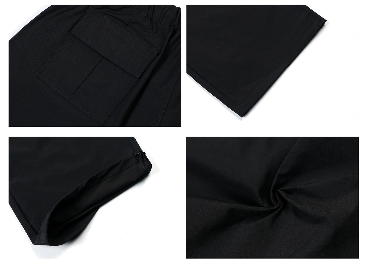 Multi Pocket Panel Wide Leg Cargo Pants WN26194